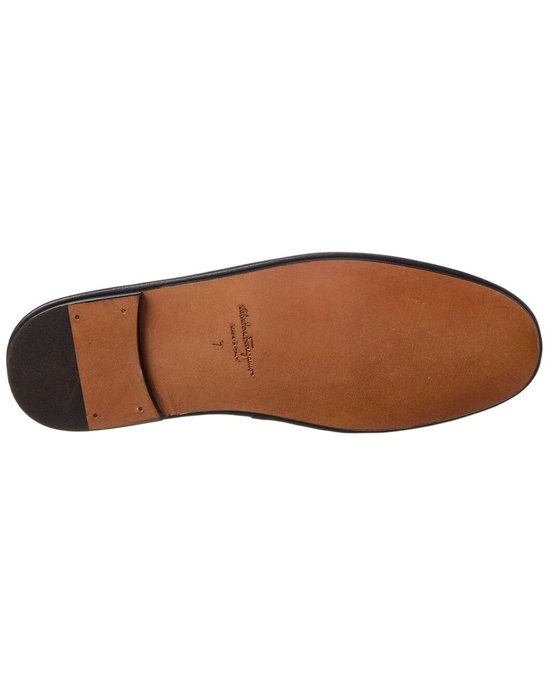 Ferragamo Logo Leather Loafer 4