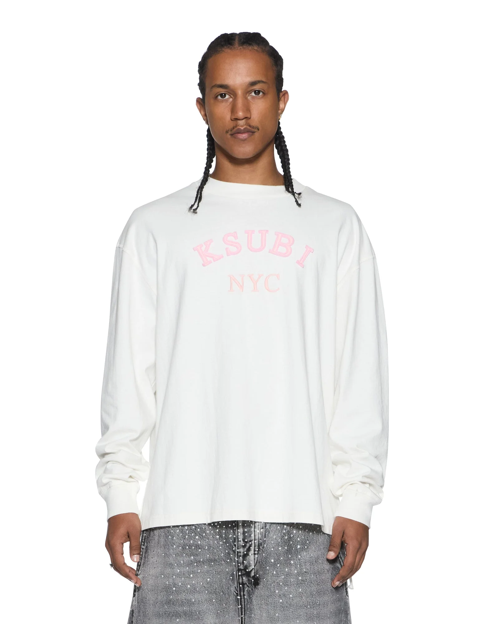 LAYBEL EKCESS LS TEE TRU WHITE - 1