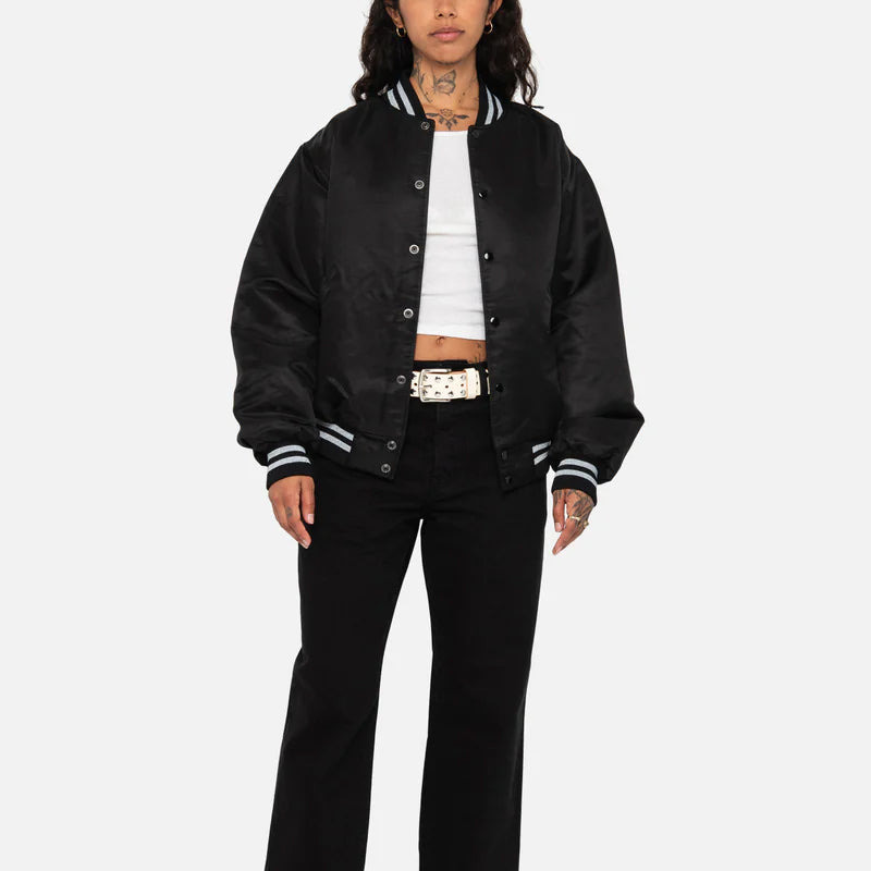 Stussy Sequins Satin Jacket 'Black' 115718 - 3