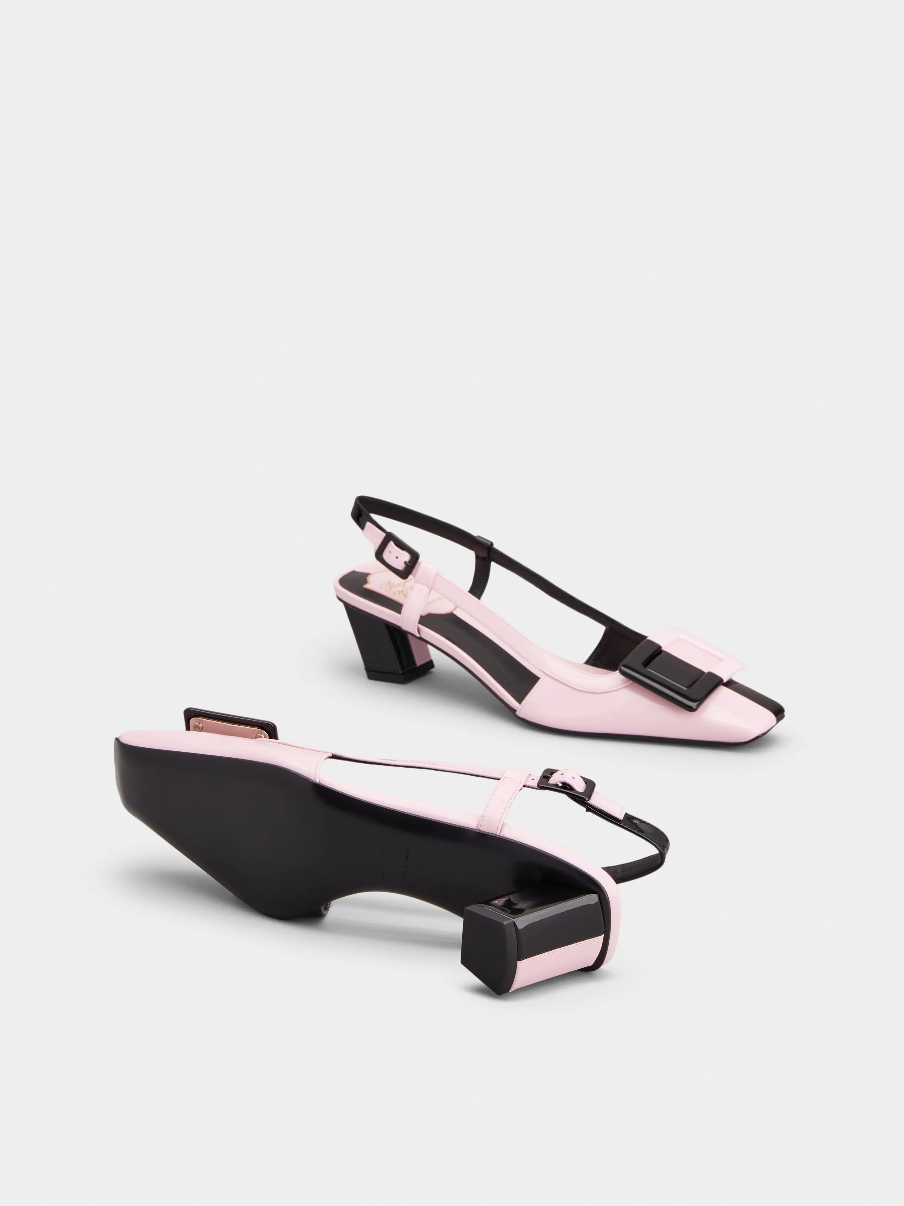 Belle Vivier Slingback Pumps in patent leather - 5