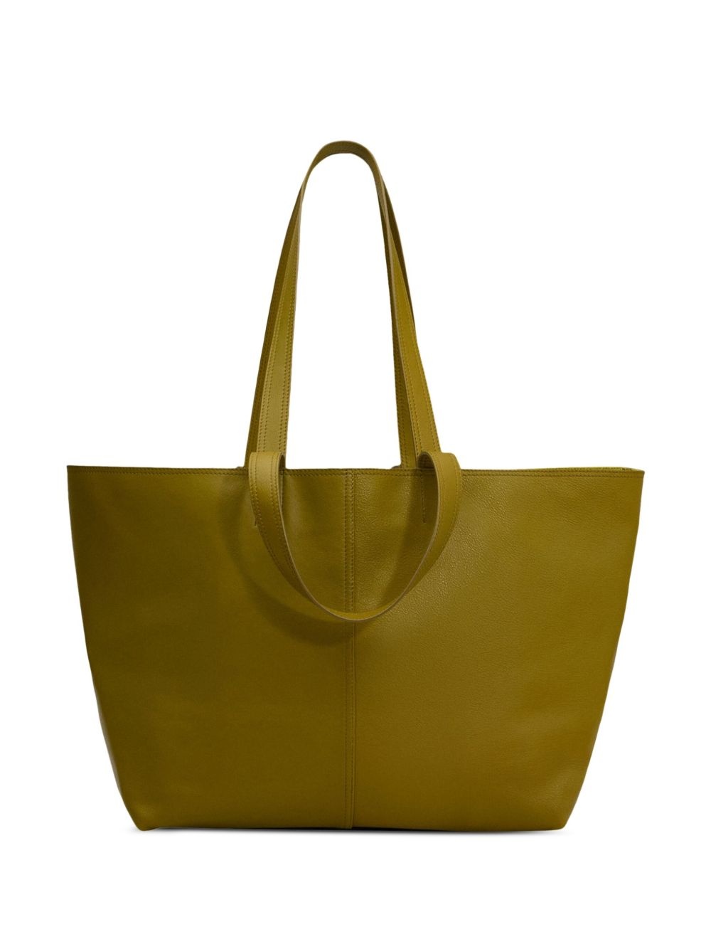 midi leather tote bag - 4