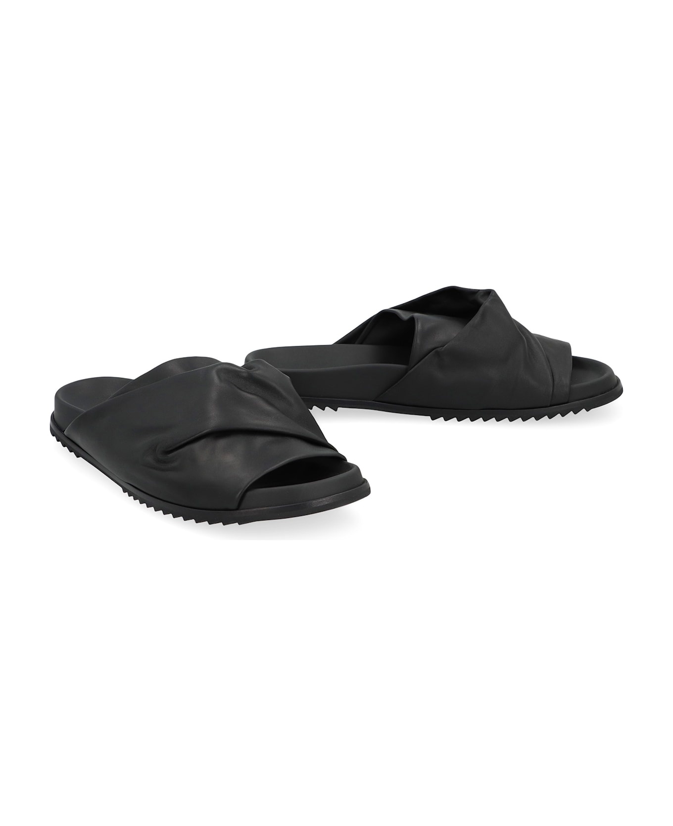 Mobius Leather Slides - 3