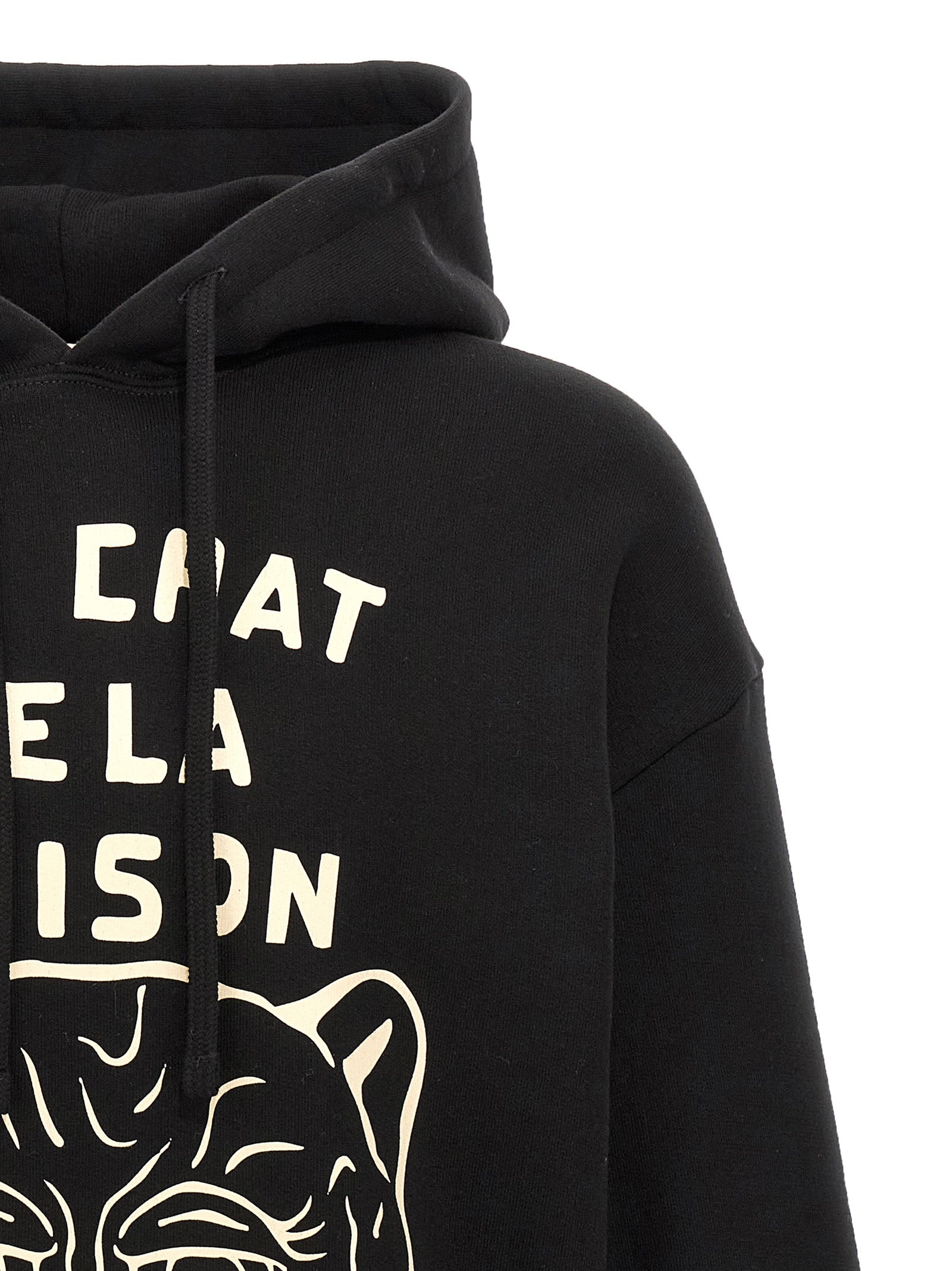 Valentino Garavani Hoodie Sweatshirt Black - 3