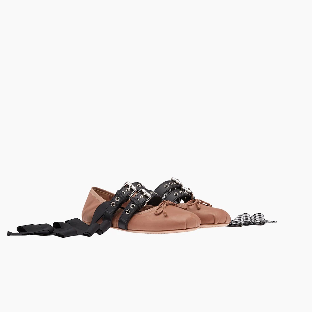 Nappa leather ballerinas - 1