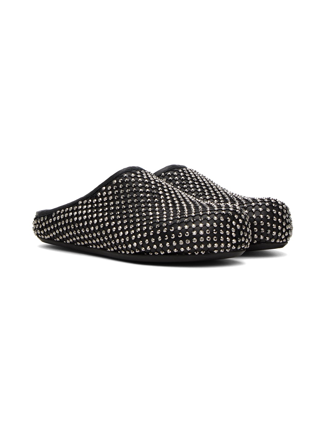 Black Fussbett Sabot Slippers - 4
