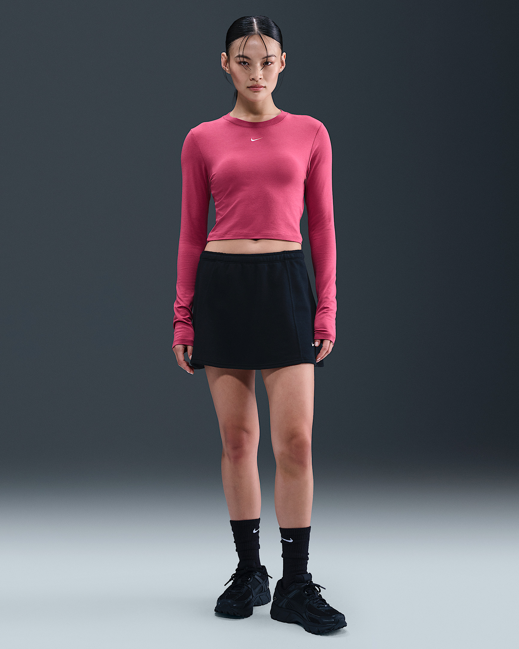 Nike Sportswear Chill Knit Women's Slim Long-Sleeve Cropped Top - 4