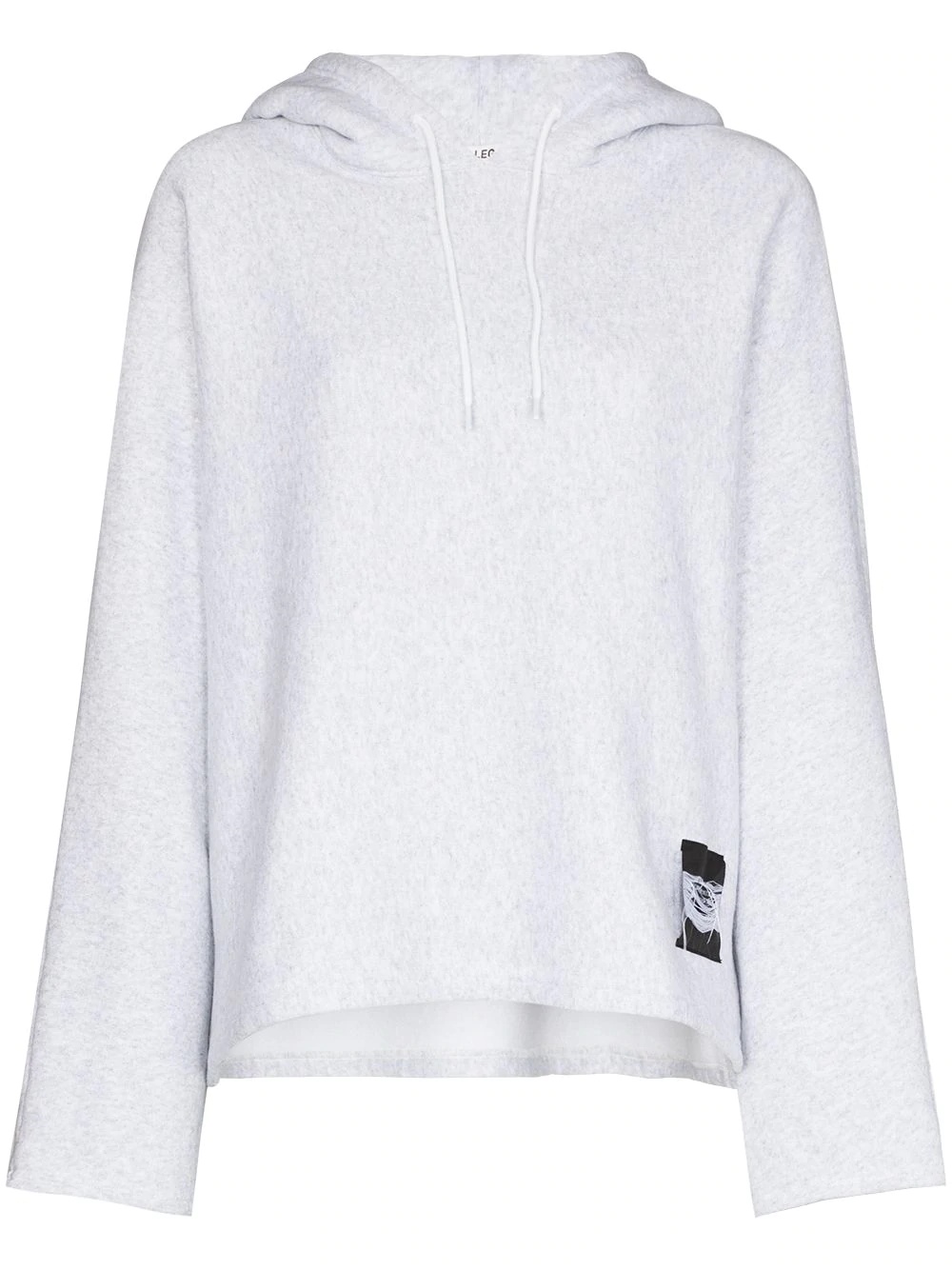 long-sleeve cotton hoodie - 1