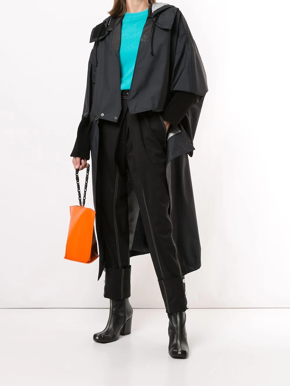 convertible longline coat - 2