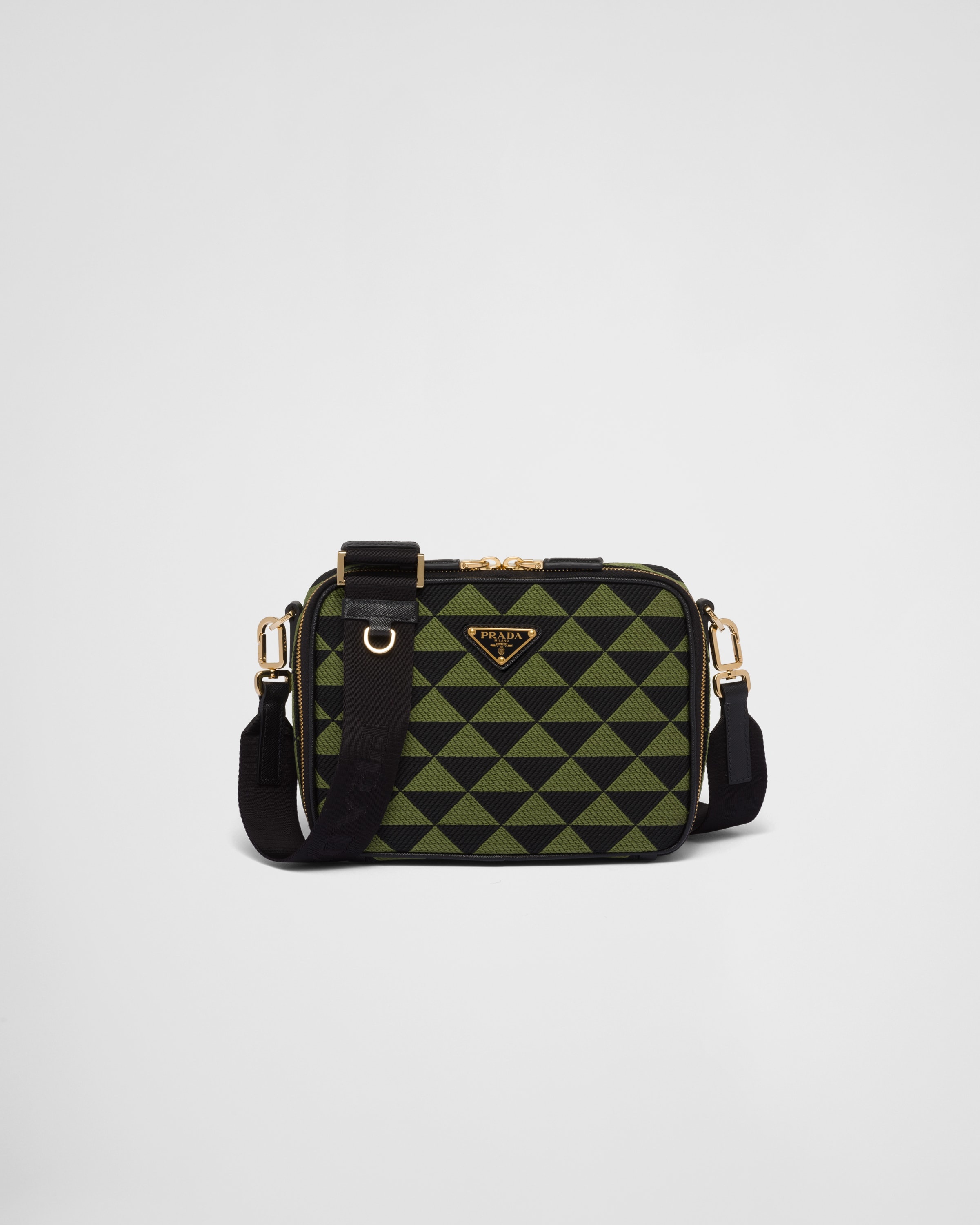 Prada Symbole embroidered fabric bag - 1