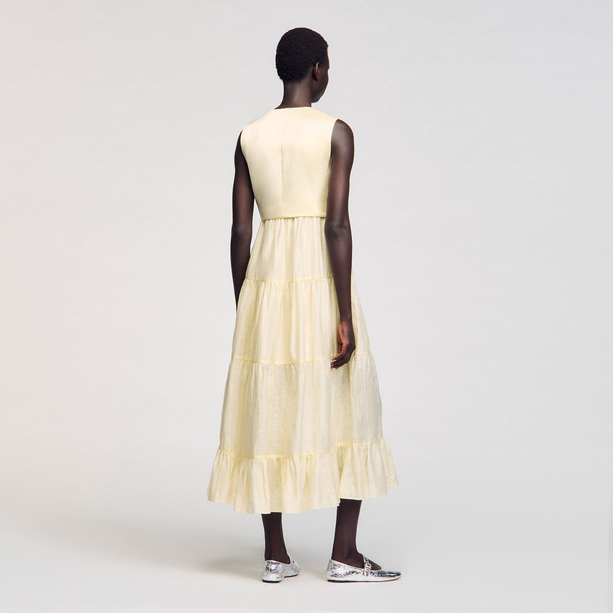 LINEN MAXI DRESS - 5