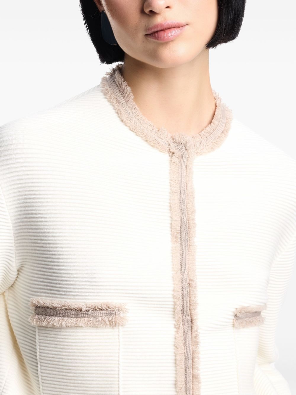 Ottoman fringe-trim jacket - 5