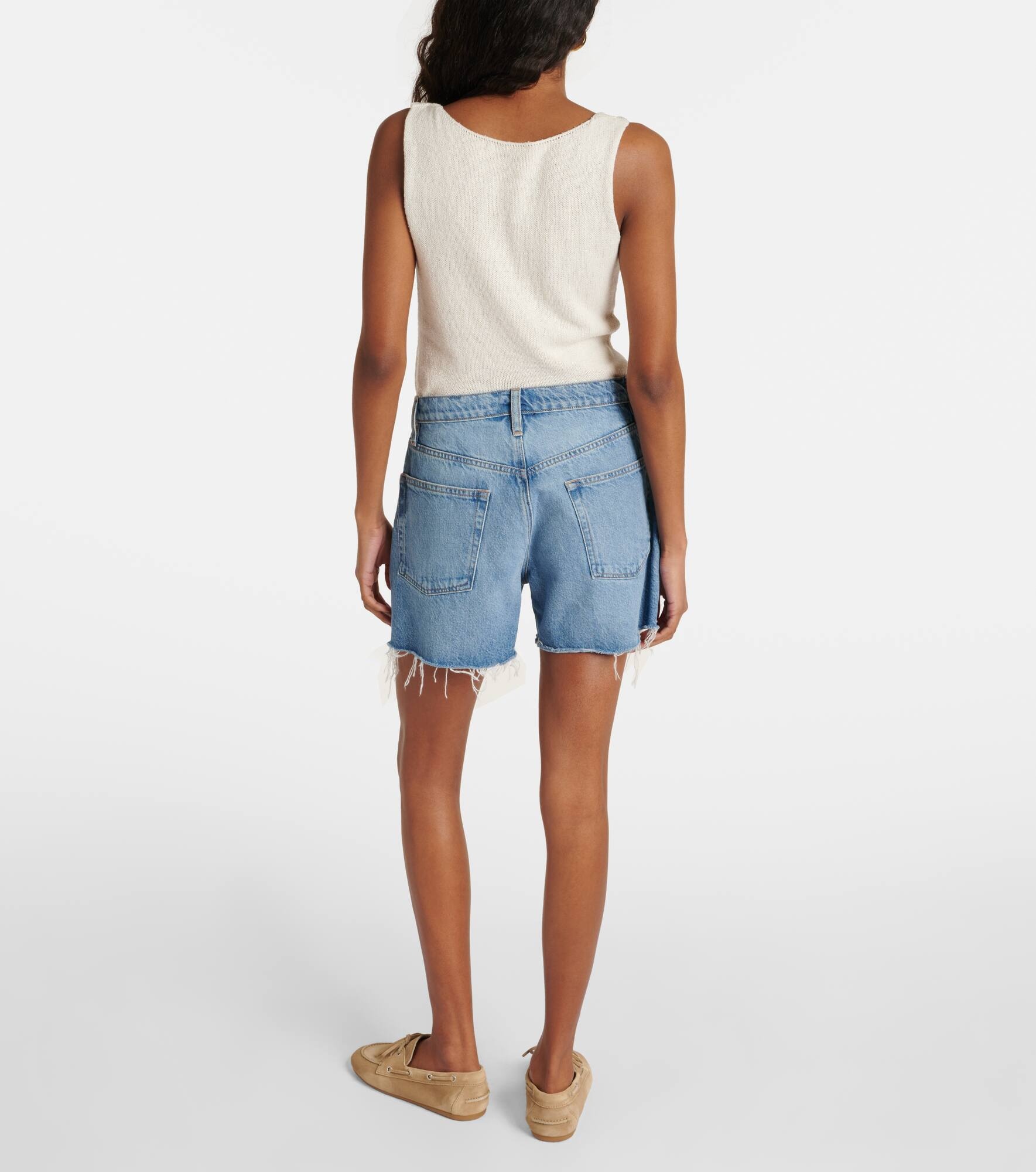 Vintage denim shorts - 3