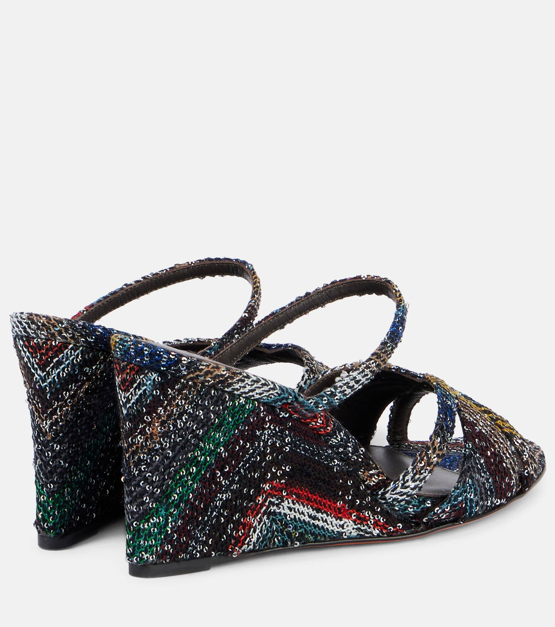 Lucy Caperdoni sequined wedges - 2