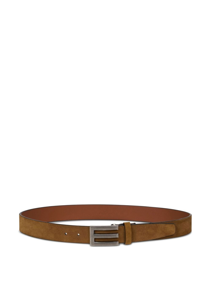 monogram-buckle belt 1