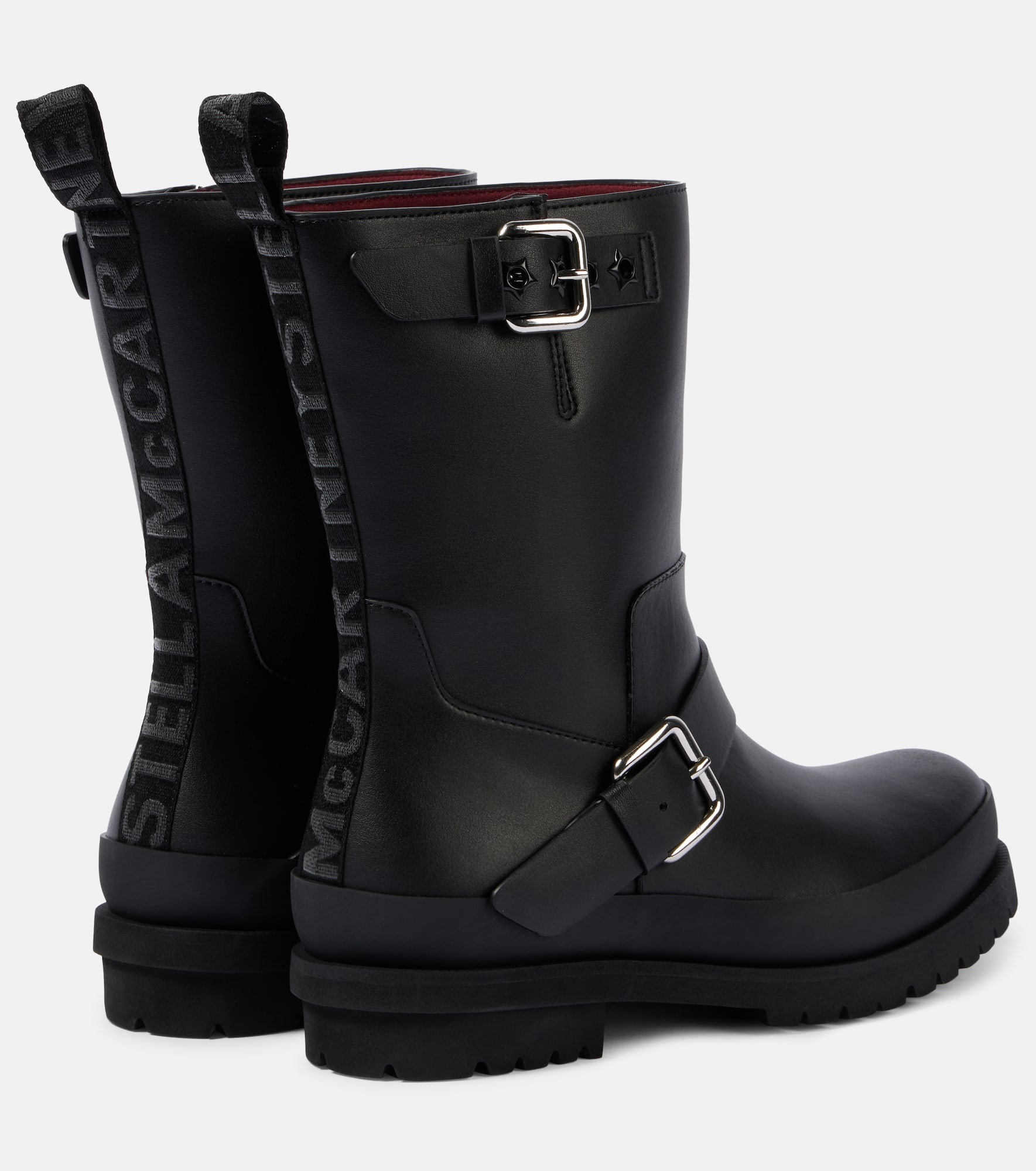 Trace faux leather biker boots - 2