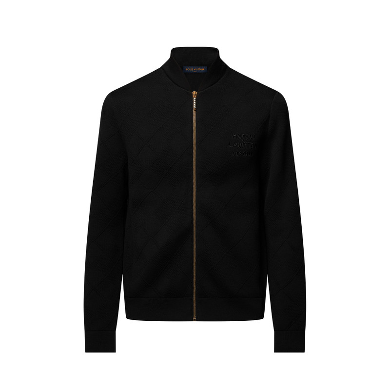 Textured Knit Wool-Blend Blouson 1