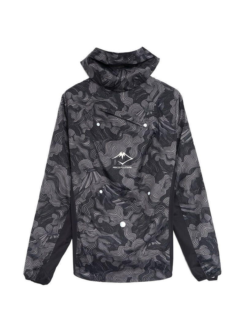 Asics Fujitrail graphic-print jacket outlook