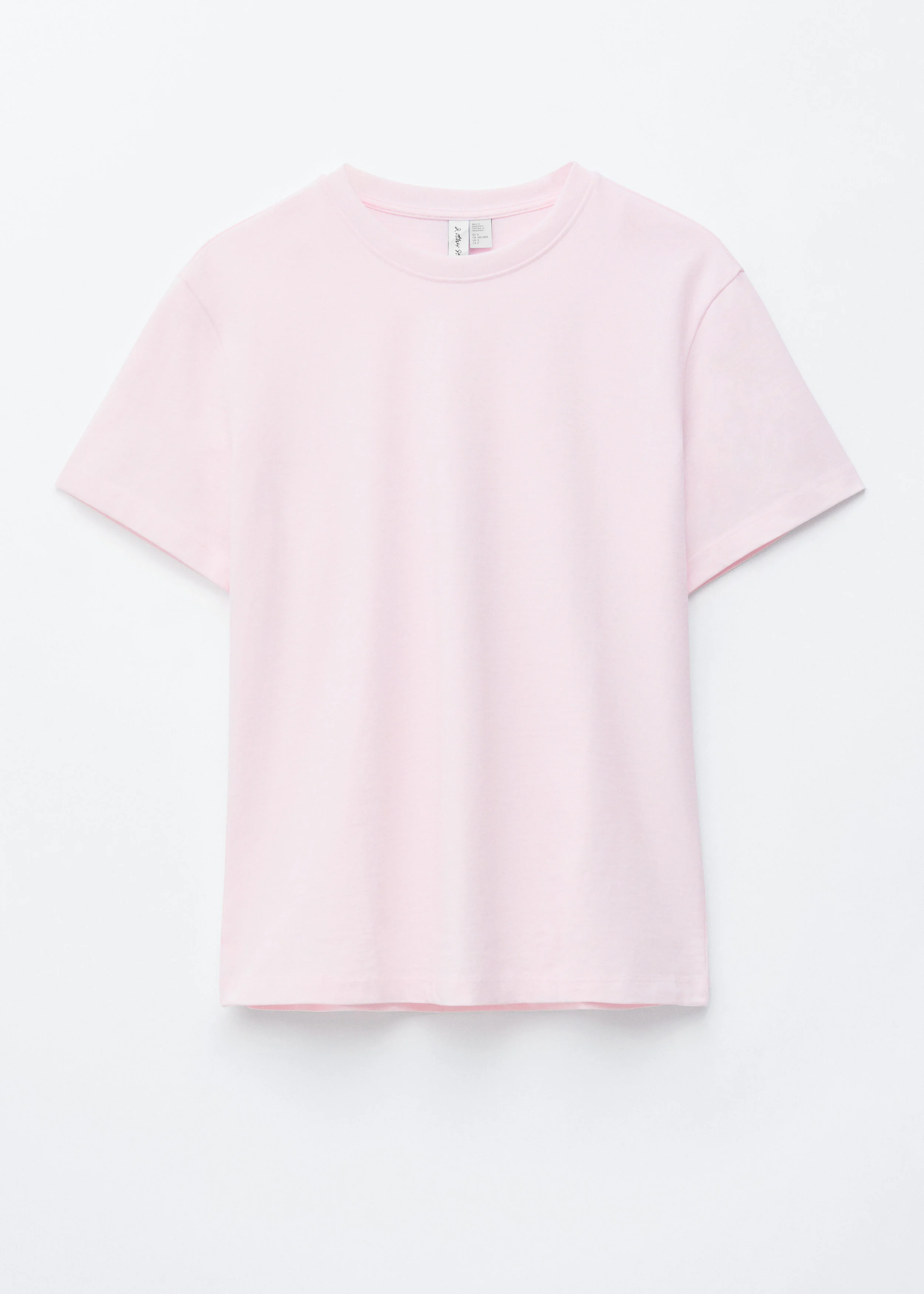 Cotton Crew-Neck T-Shirt - 1