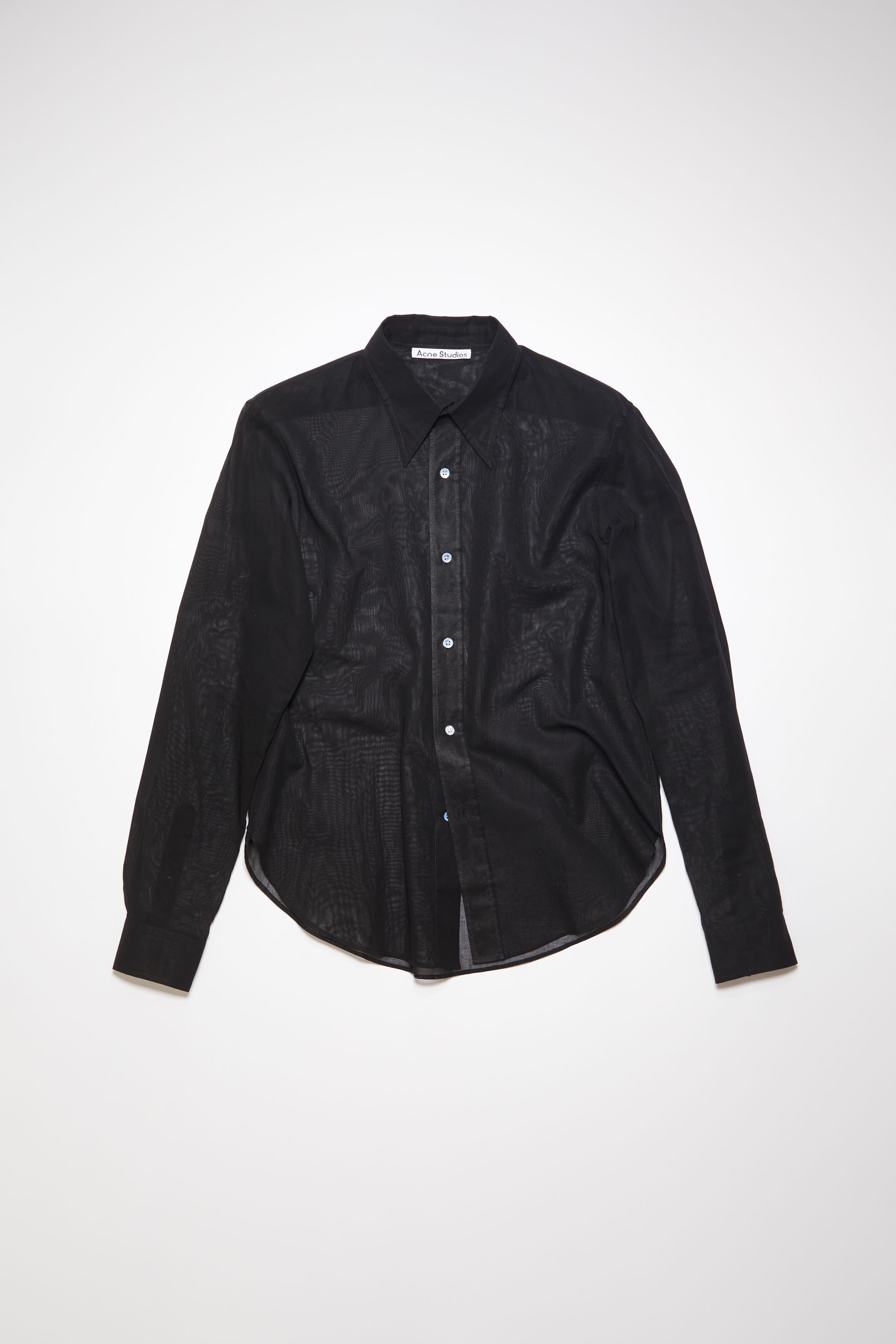 Button-up shirt - Black - 6