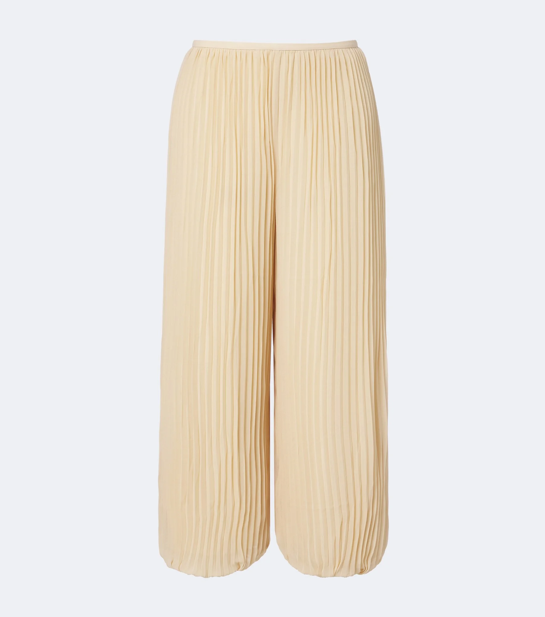 Pleated chiffon balloon pants - 1