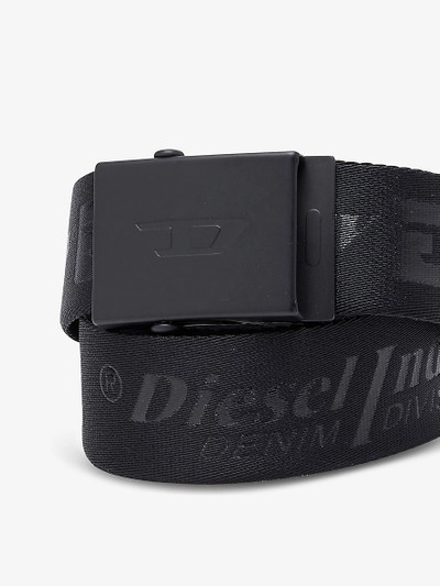 Diesel B-Diesel logo-tape woven belt outlook