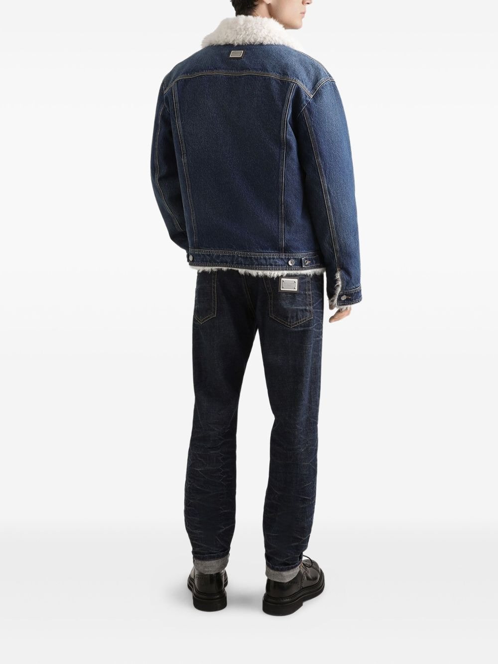 logo-plaque  jeans - 3