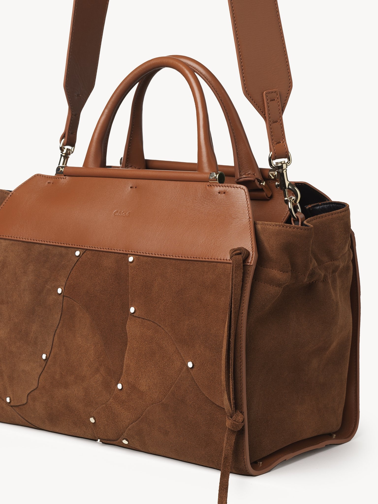 ハンドバッグ Chloe Steph Medium Grainy Leather Handbag Chloé Steph Medium leather tote bag Chloe