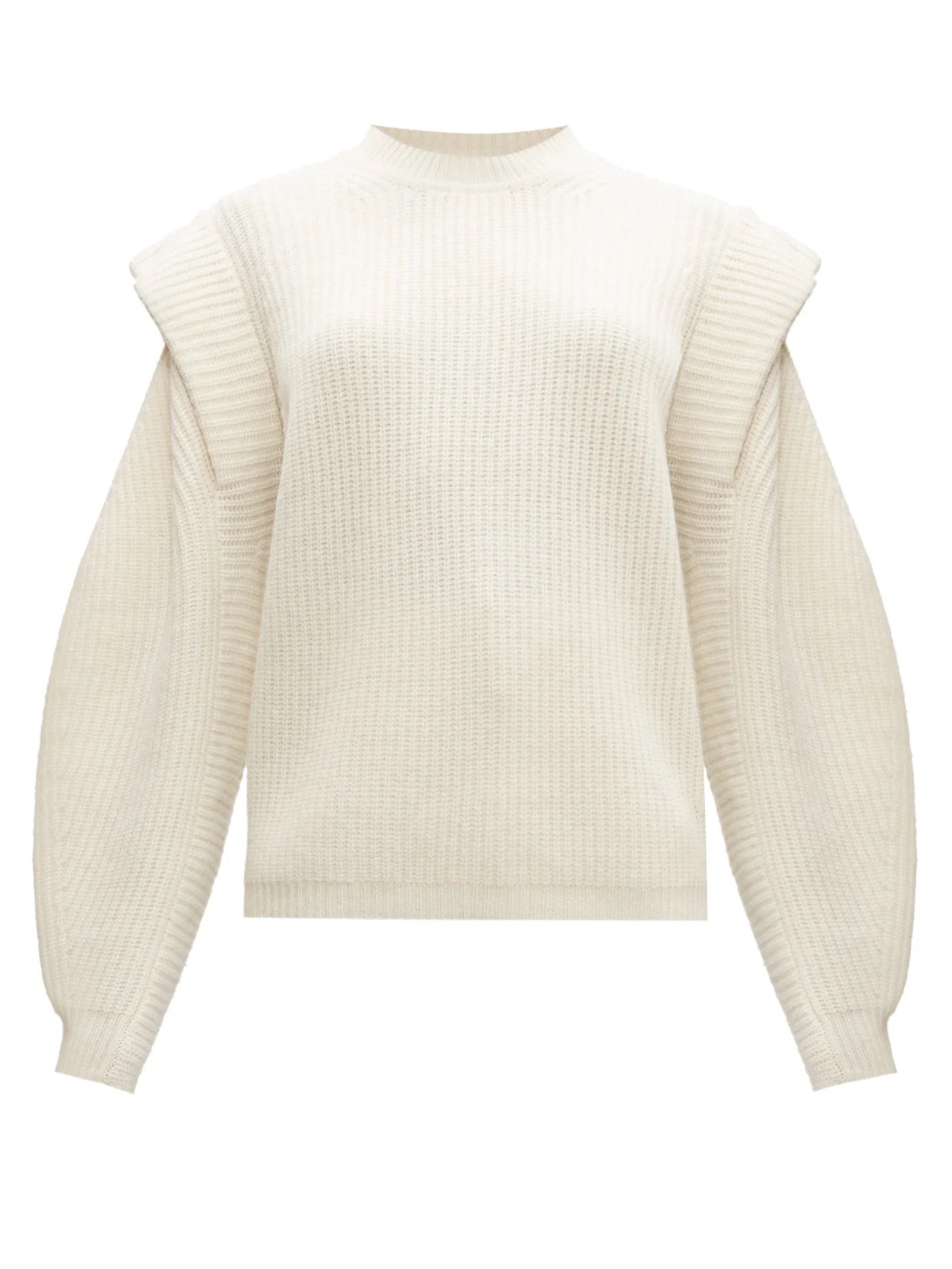 Bolton extended-shoulder wool-blend sweater - 1