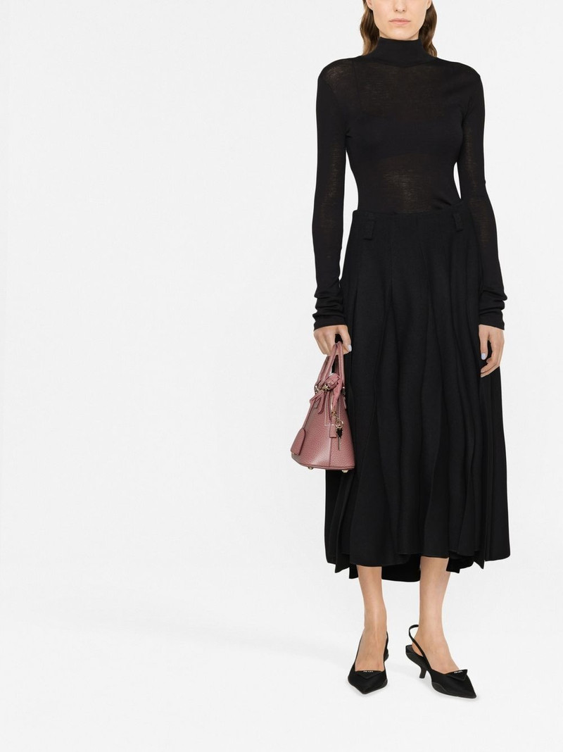 Prada A-line midi skirt outlook