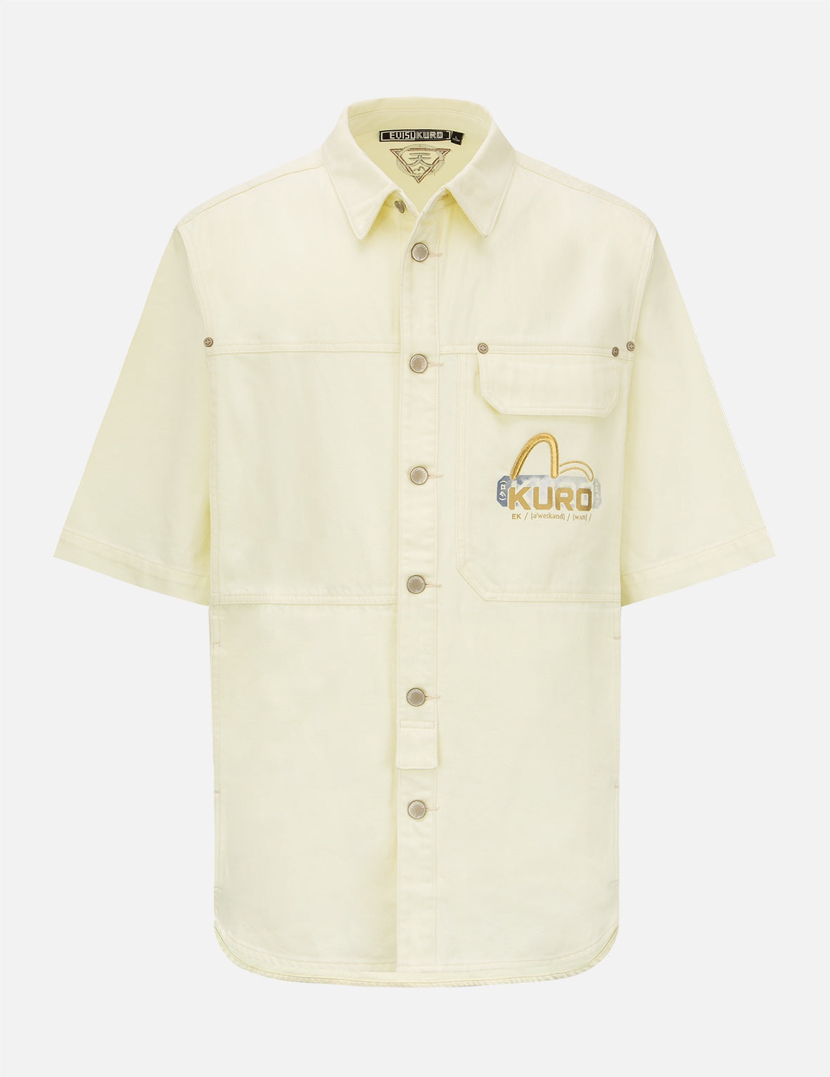 Multi-Language Logo Embroidery Shirt Jacket - 8