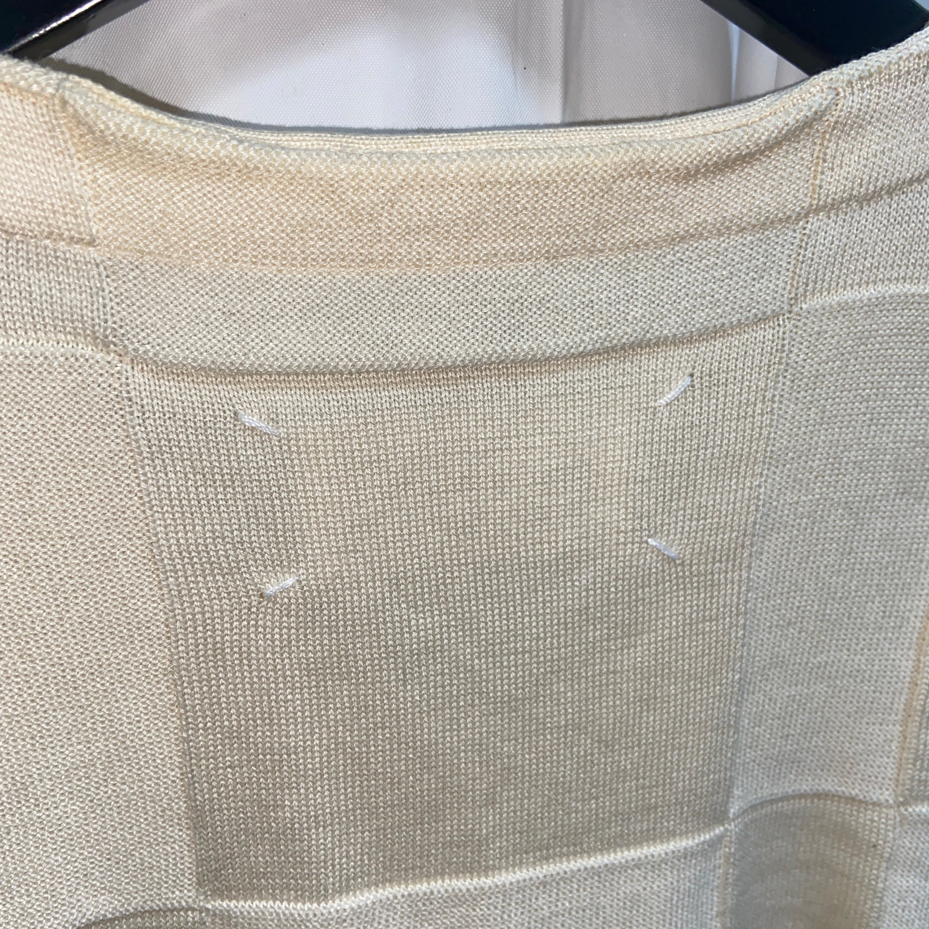 Maison martin margiela cream knit sweater S - 8