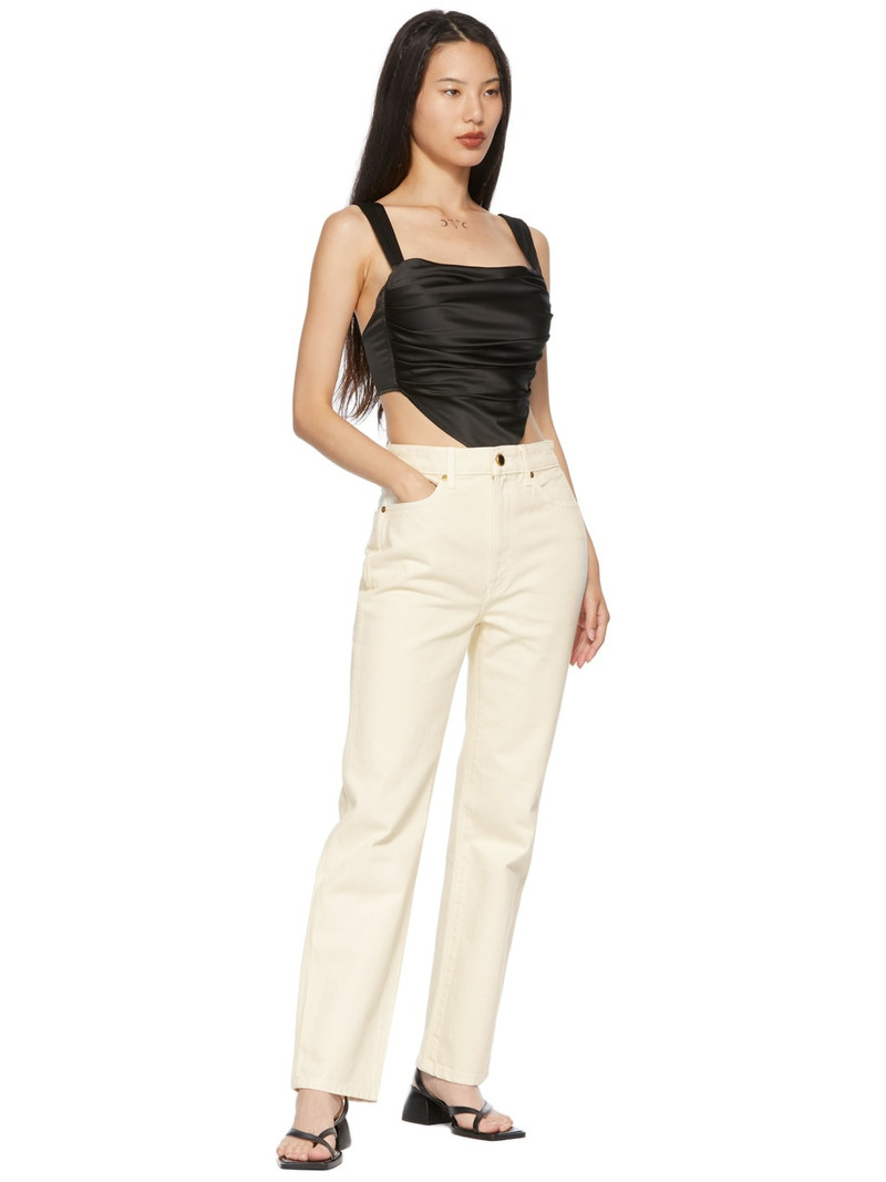 KHAITE Off-White 'The Abigail' Jeans outlook