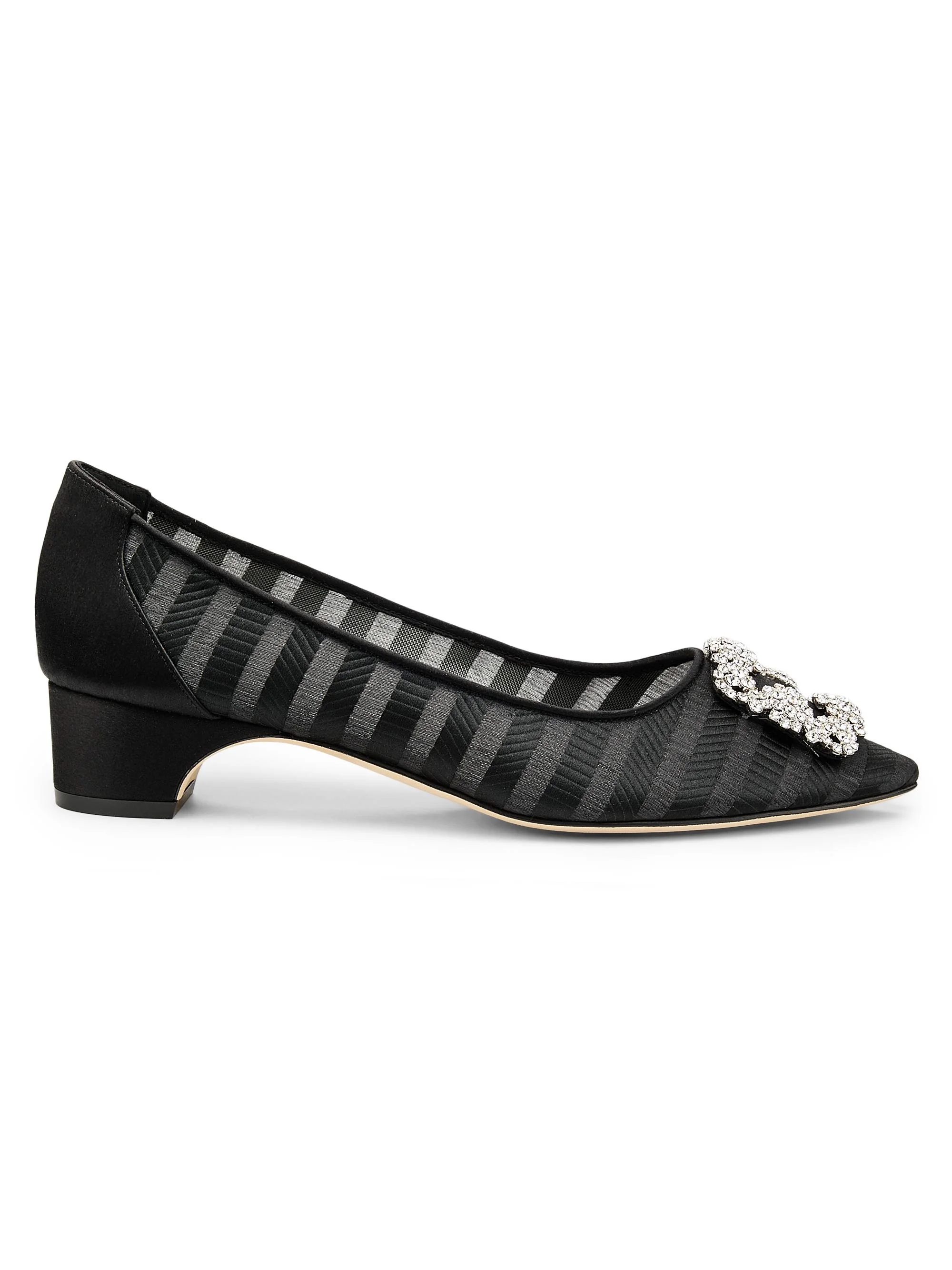 Women's Hangisila Jewel Buckle Pumps - Grey Black - 1