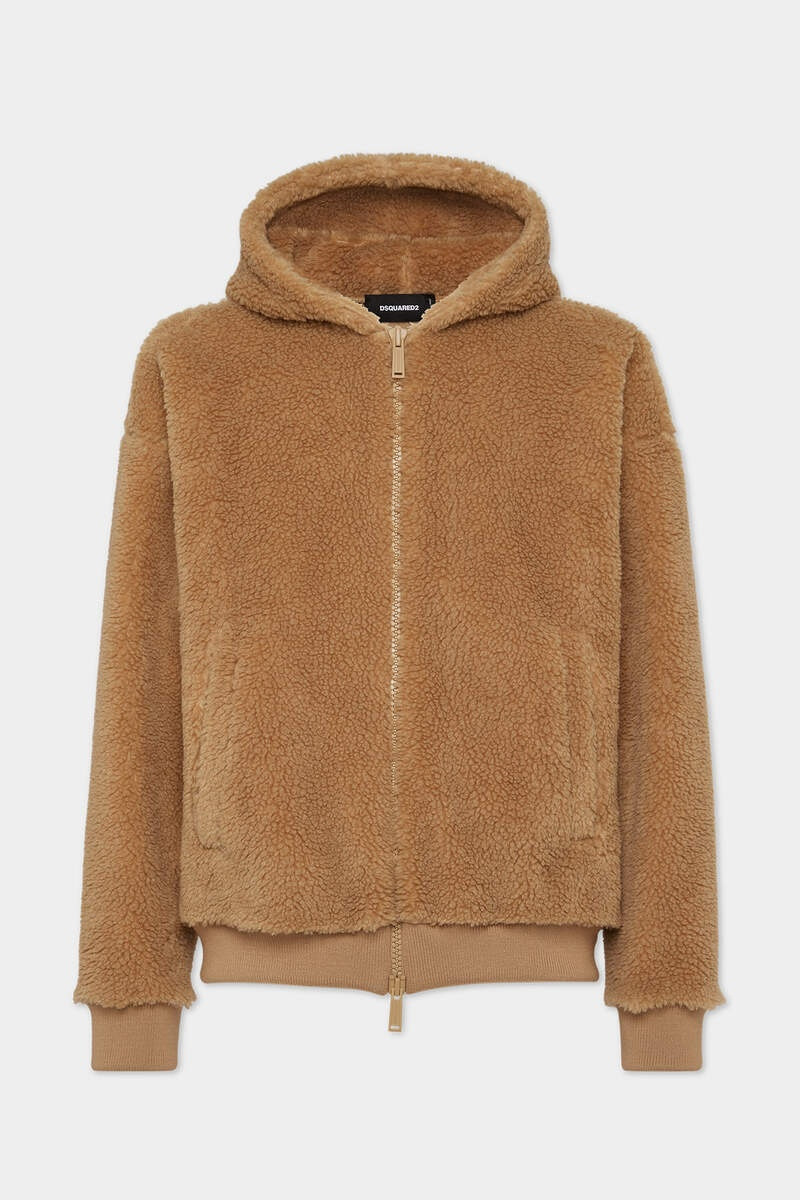 ICON NEW GENERATION RELAX FIT TEDDY ZIP SWEATSHIRT 1