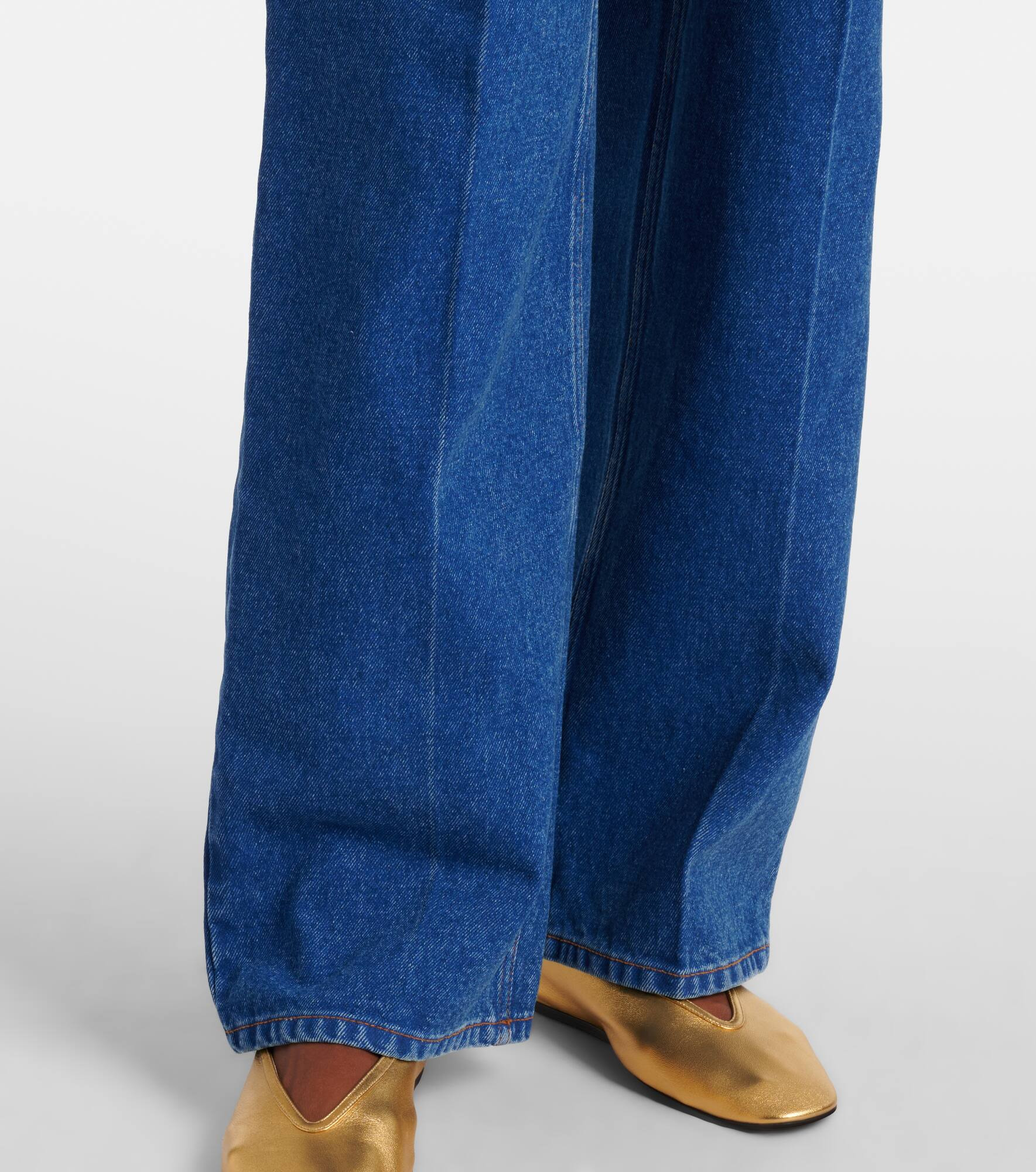 High-rise wide-leg jeans - 5