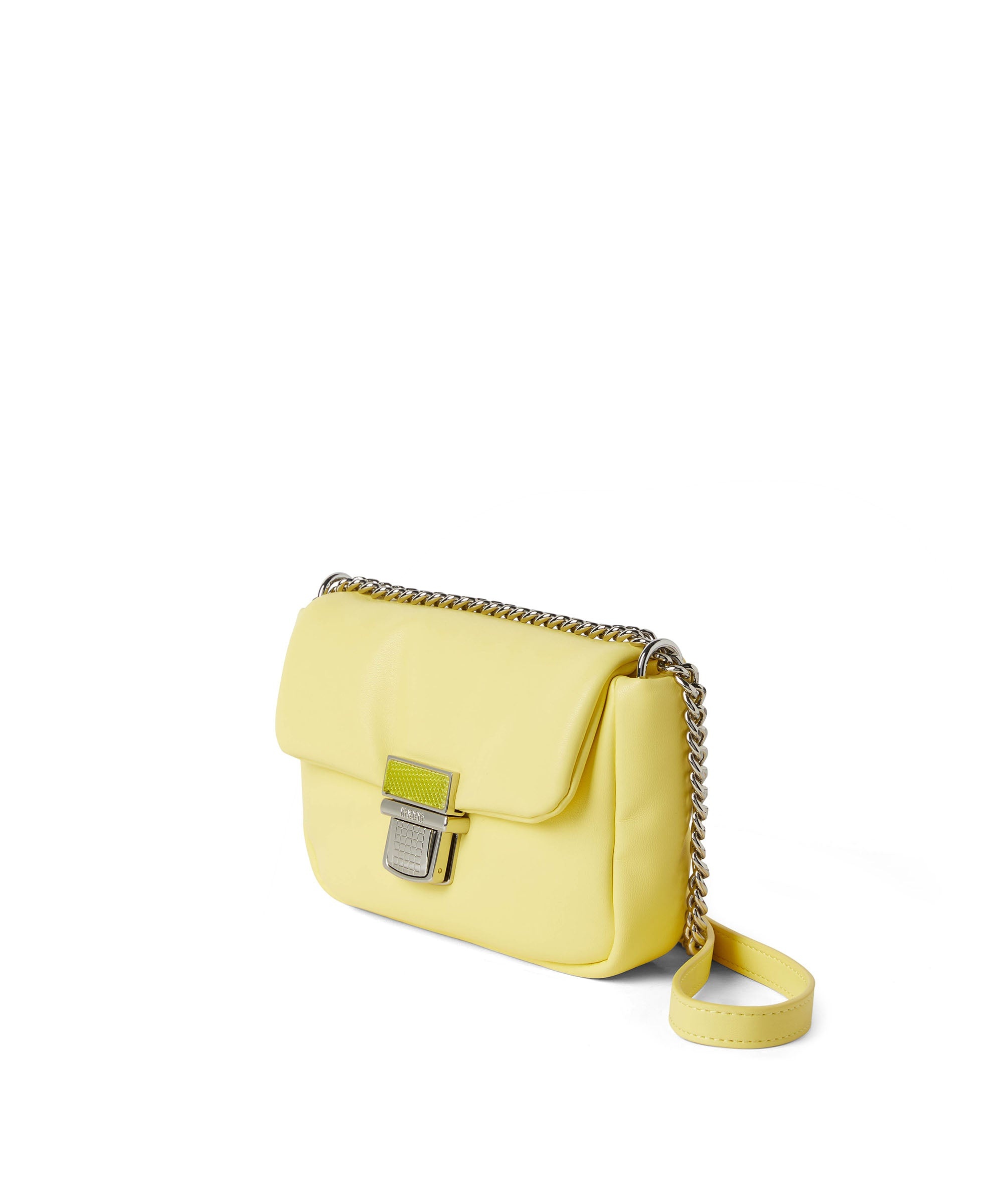 Puffer handbag with snap - 3