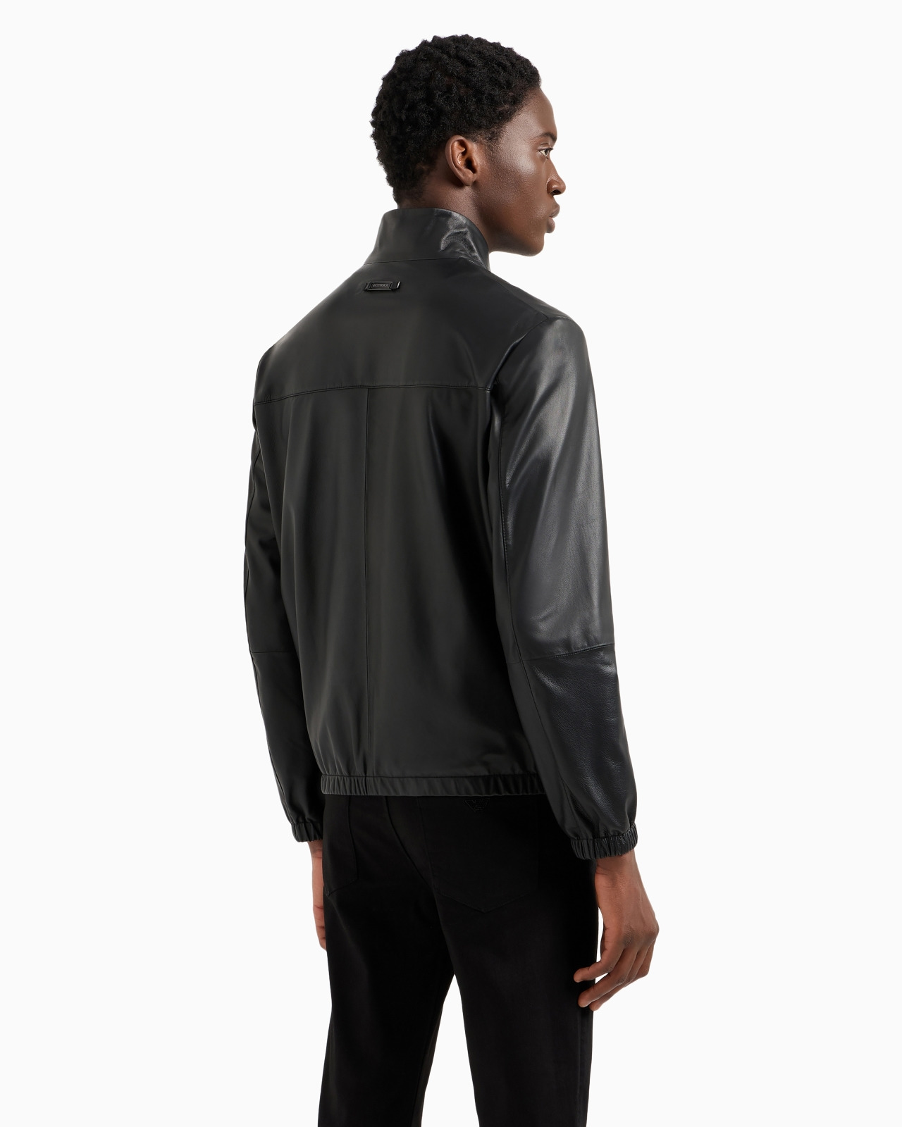 Semi-aniline nappa lambskin blouson with full-length zip - 3