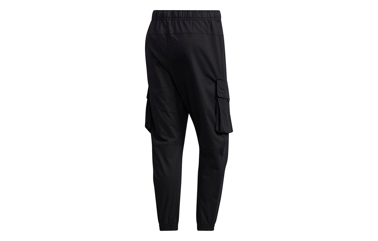 adidas Th Pnt Cargo Leisure Sports Big Pocket Suit Trousers Men's Black GM4418 - 2