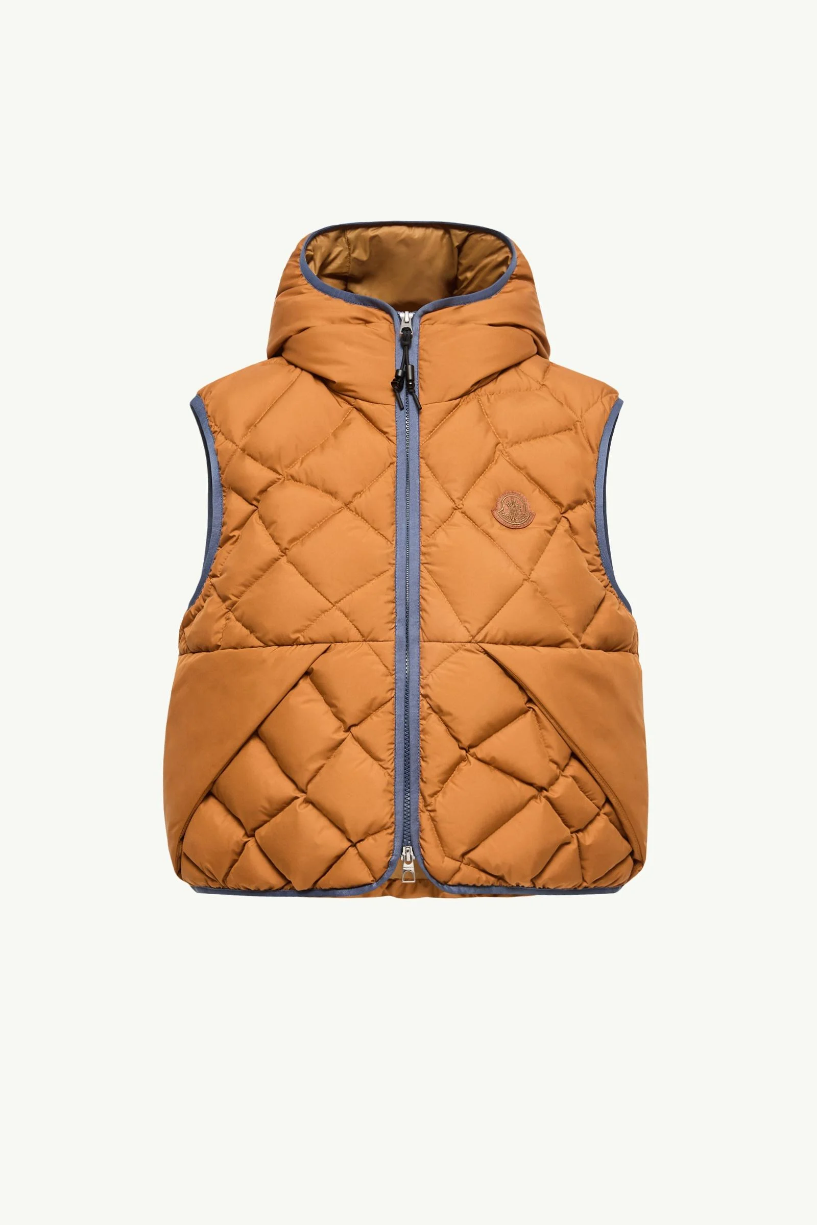 Armella Hooded Diamond-Quilted Down Vest - 1