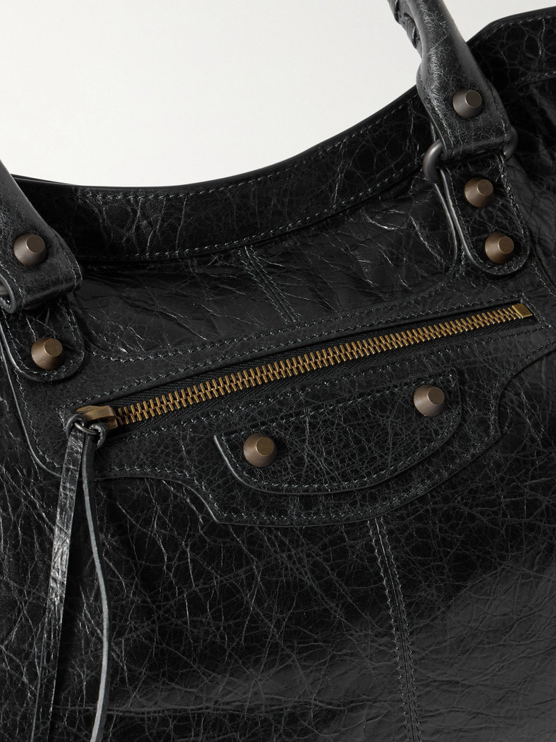 Le City Travel Arena Textured-Leather Tote Bag 4
