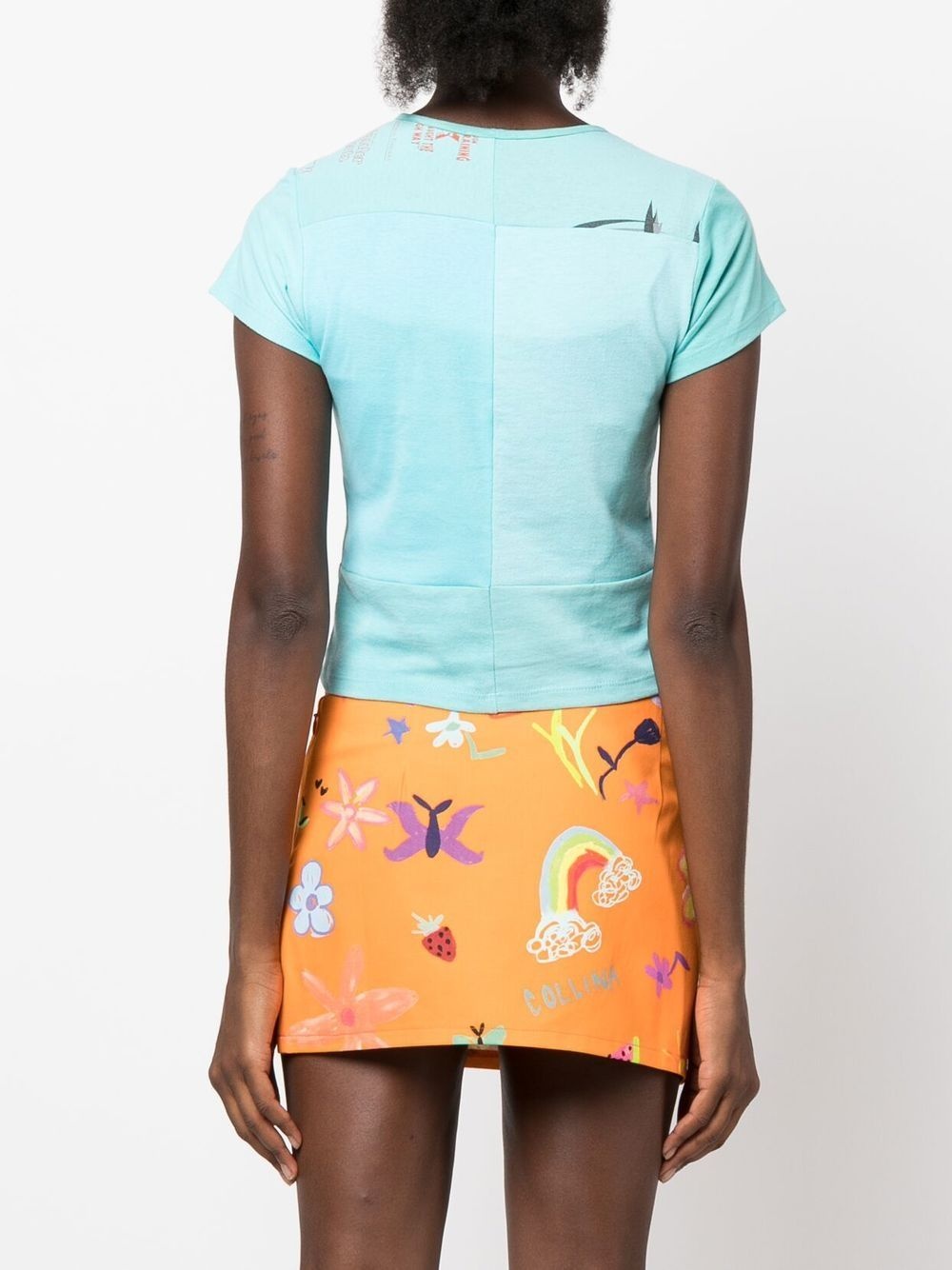 logo-print short-sleeved T-shirt - 4