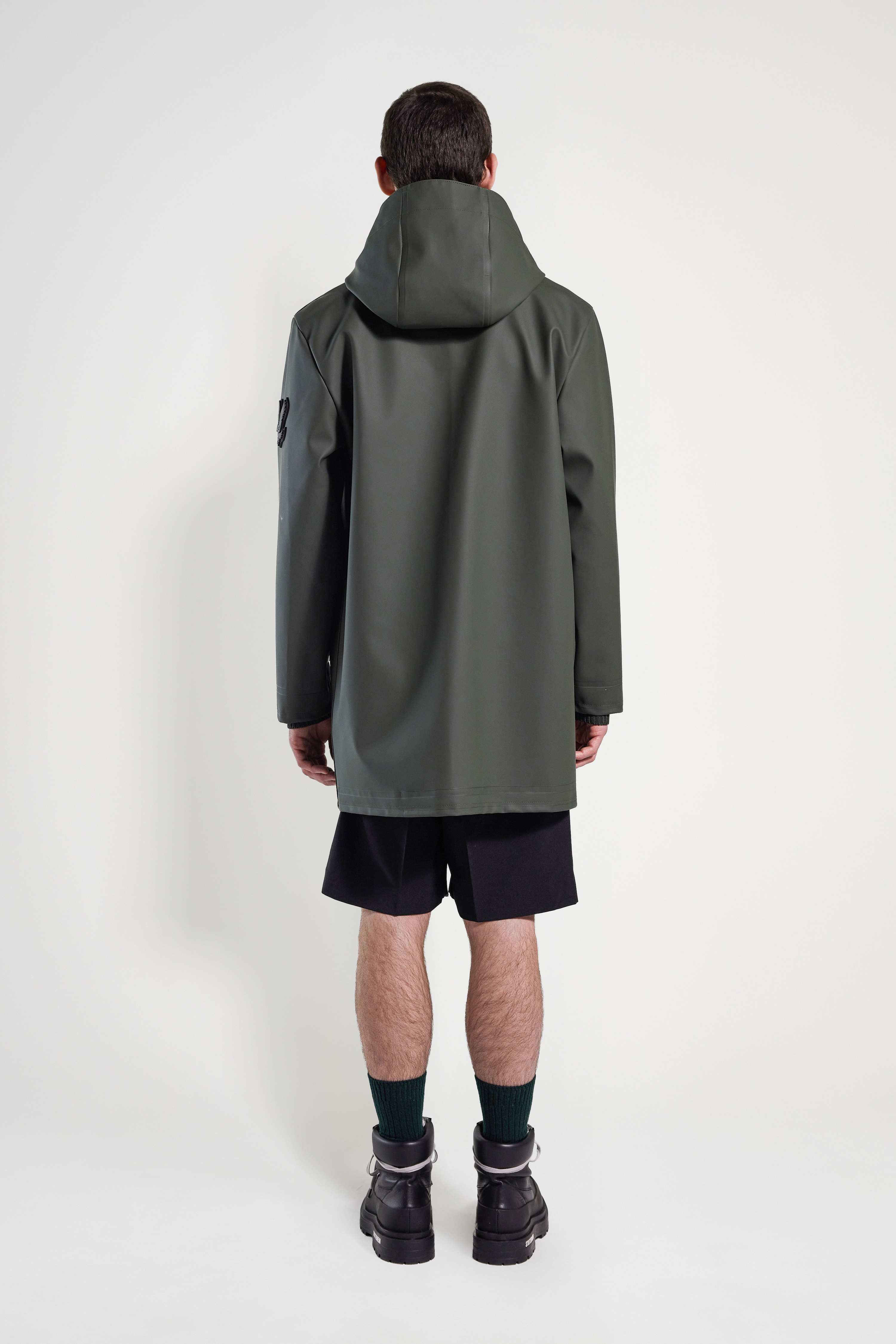 Men's Raincoat Green - 4