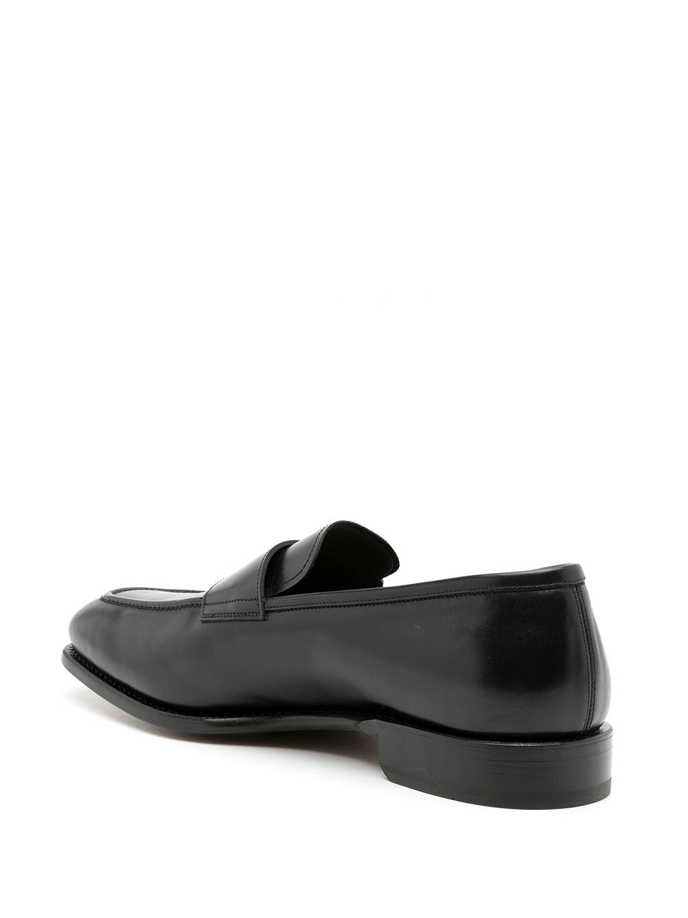 leather penny loafers - 3