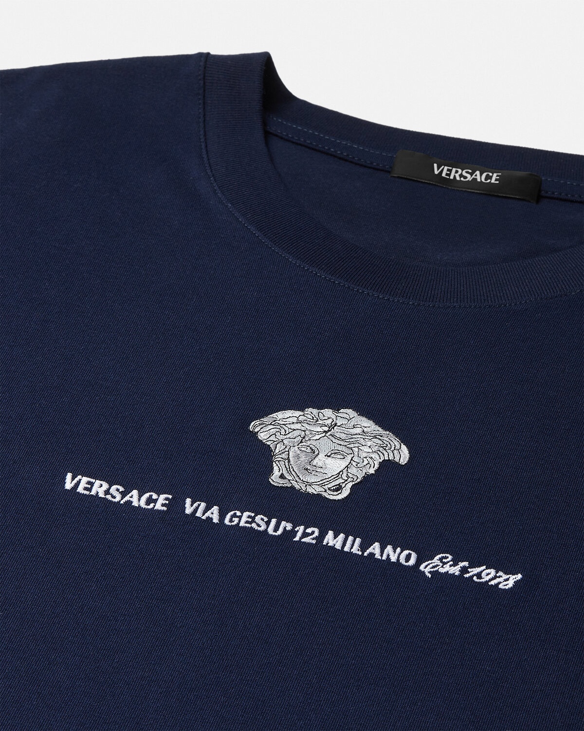 Embroidered Medusa Milano T-Shirt - 2