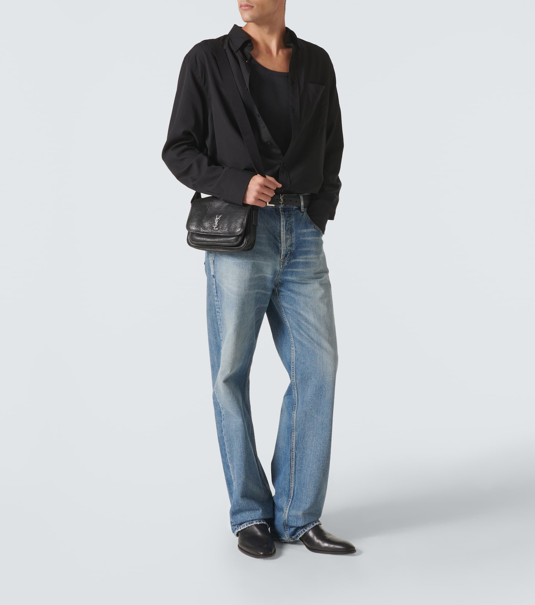 Niki Small leather messenger bag - 7
