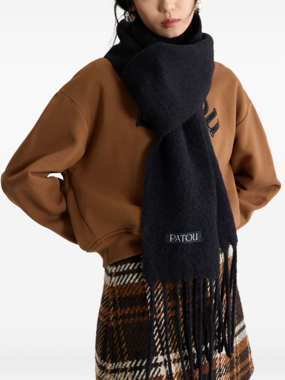 fringed scarf - 2