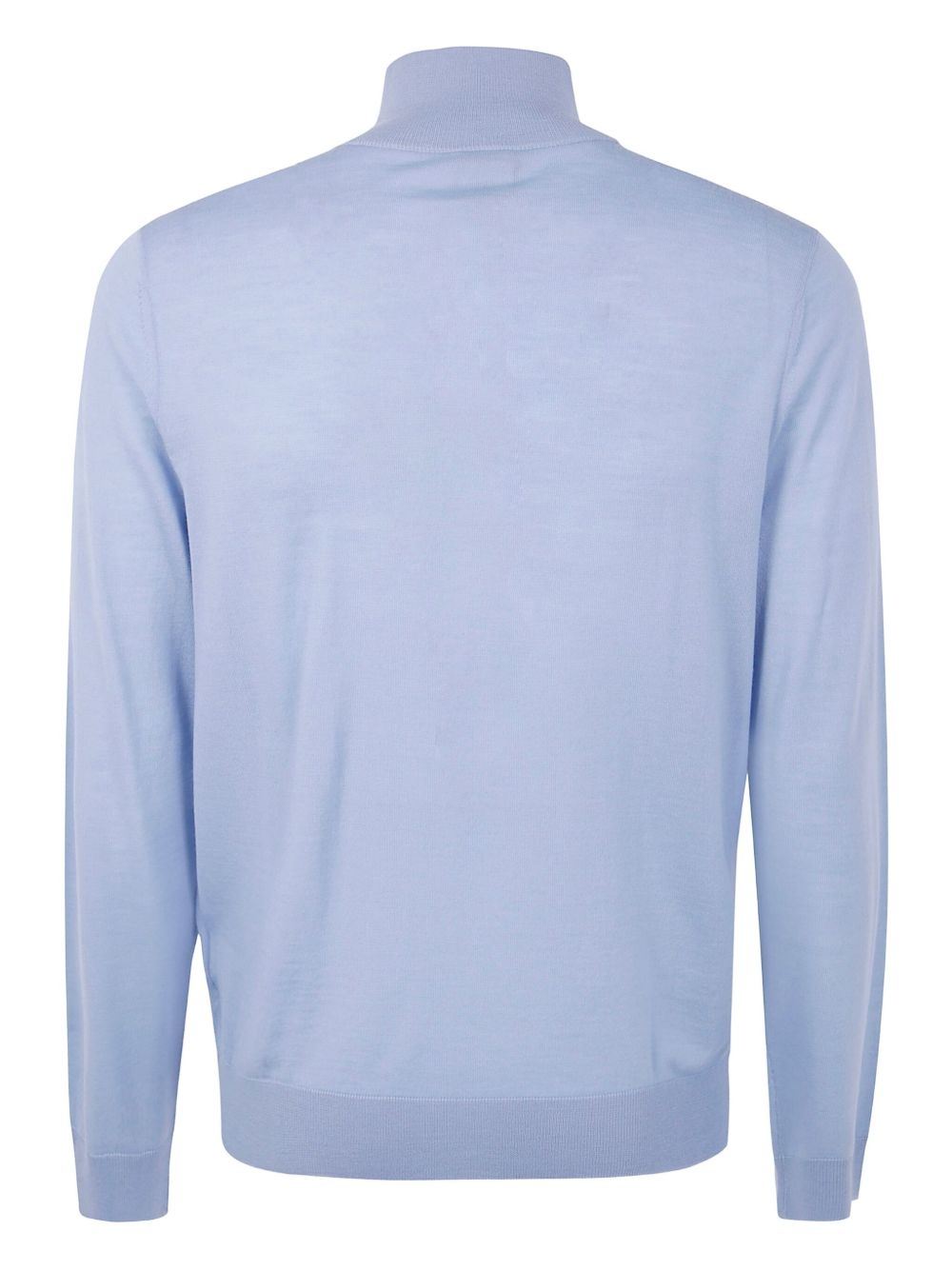 high-neck half-zip sweater - 2