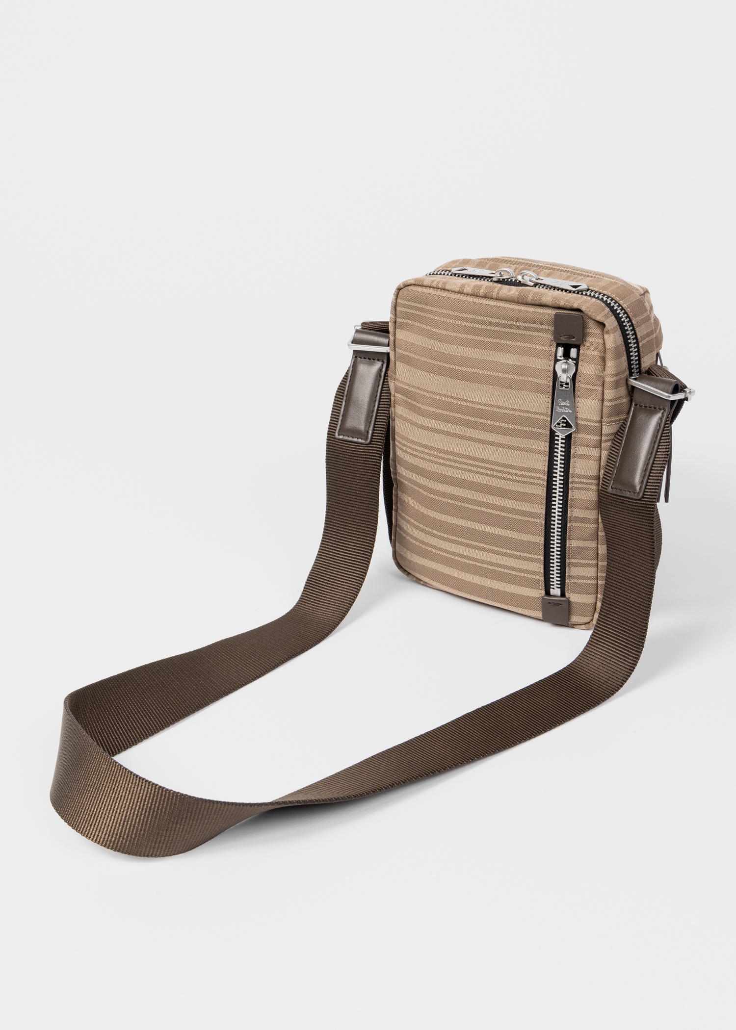 Sand 'Shadow Stripe' Cross-Body Bag - 6