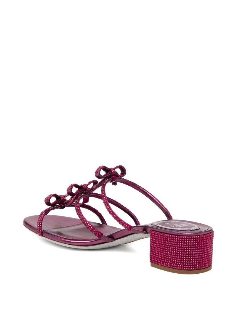 40mm crystal-embellished ribbon heeled sandals 3