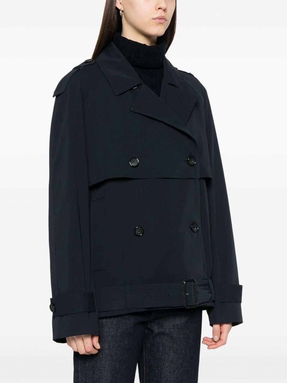 cotton peacoat - 3